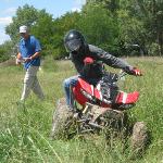 cuatriciclo quad atv curso capacitación manejo playa alquiler