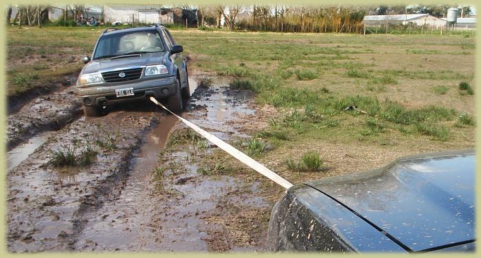 Parque4x4 - Eslingas para rescate con 4x4, eslinga de rescate, towstrap,  lingas, cintas de tiro