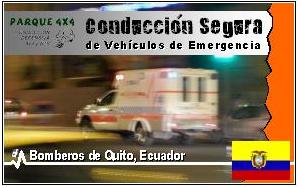 Conducción segura de vehículos de emergencia, ambulancias, bomberos, policias, emergencias